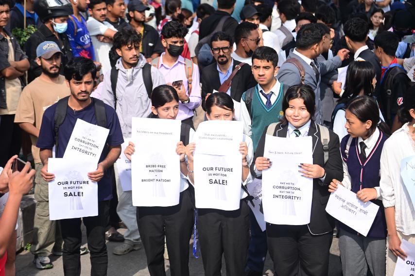 जेनजी प्रदर्शनमा बढ्दै भिड