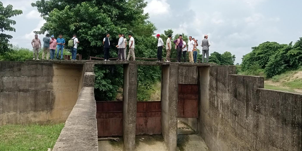 कैलालीमा ५६ वर्षअघि निर्माण गरिएको गुर्गी सिँचाइ आयोजना अलपत्र