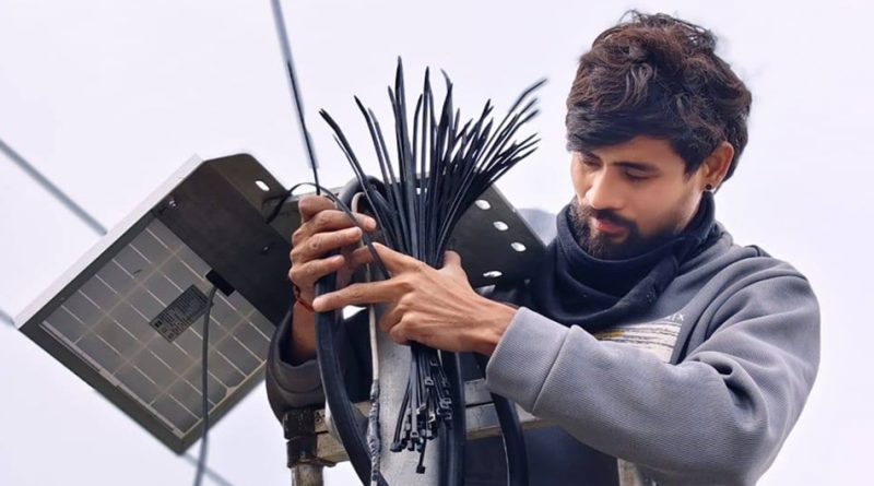 राधा नदीमा जलस्तर मापन गर्ने ‘रडार लेभल सेन्सर’ जडान