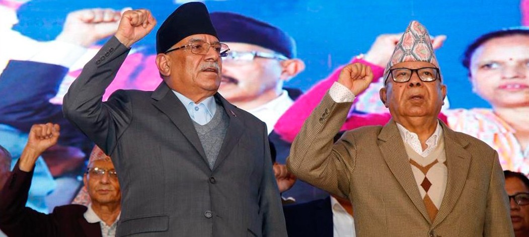 नेपाली कम्युनिस्ट पार्टीको संयोजकमा प्रचण्ड, सहसंयोजक माधव