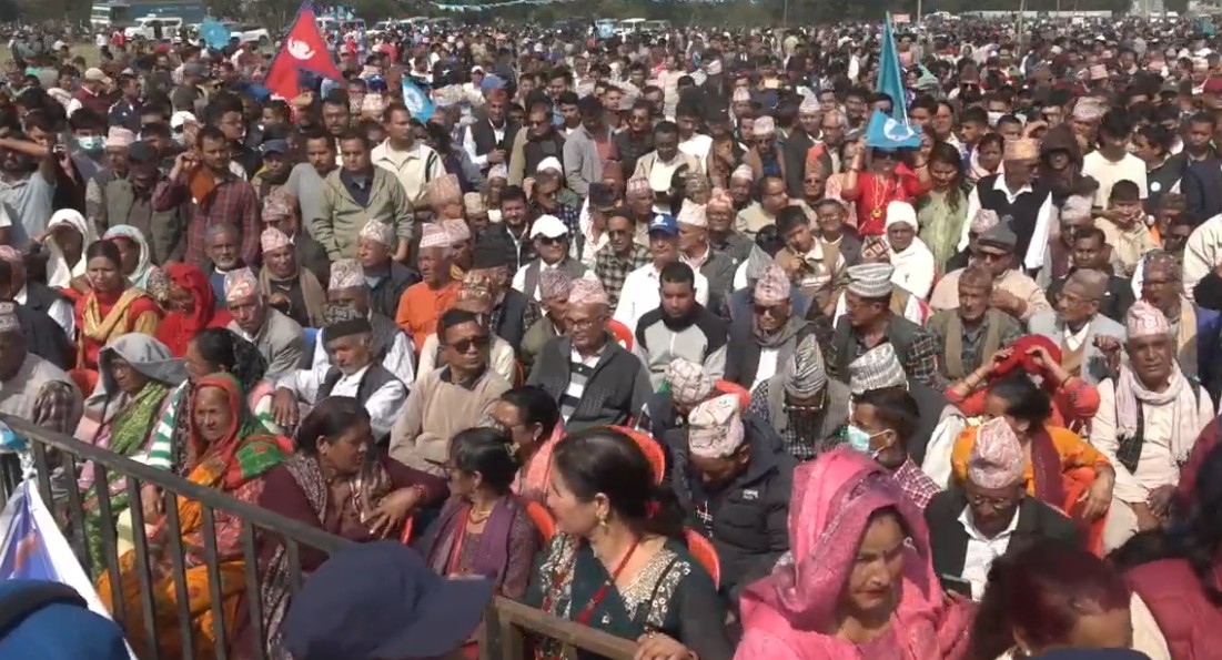 धनगढीमा रास्वपाको चुनावी सभा सुरू, रवि र बालेनले सम्बोधन गर्दै (लाइभ)