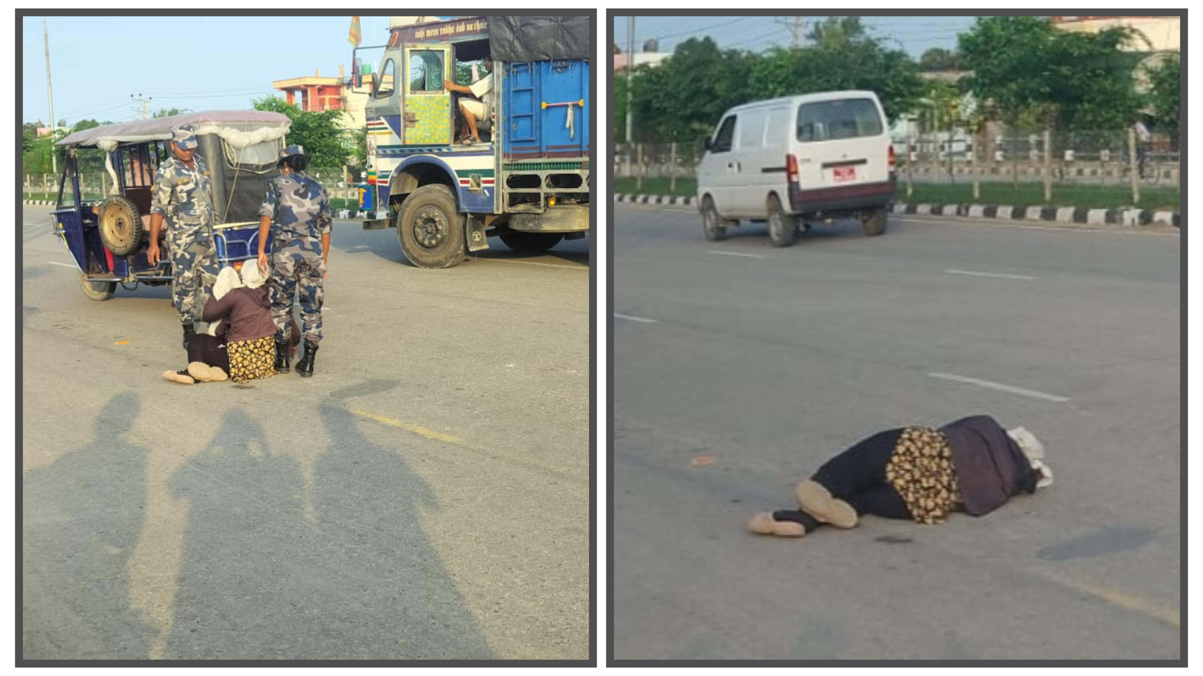 धनगढीमा बनगाउँबाट चिनी ल्याउने महिलालाई सशस्त्रले रोक्यो, सडकमै सुतेर `अनसन´