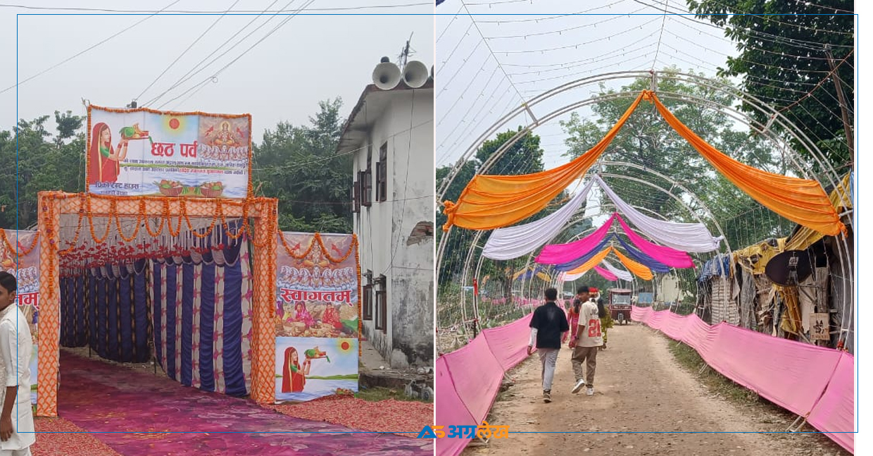 धनगढीमा छठको रौनक, बेहुलीझैँ सिँगारियो मोहना तट (तस्बिरहरु)